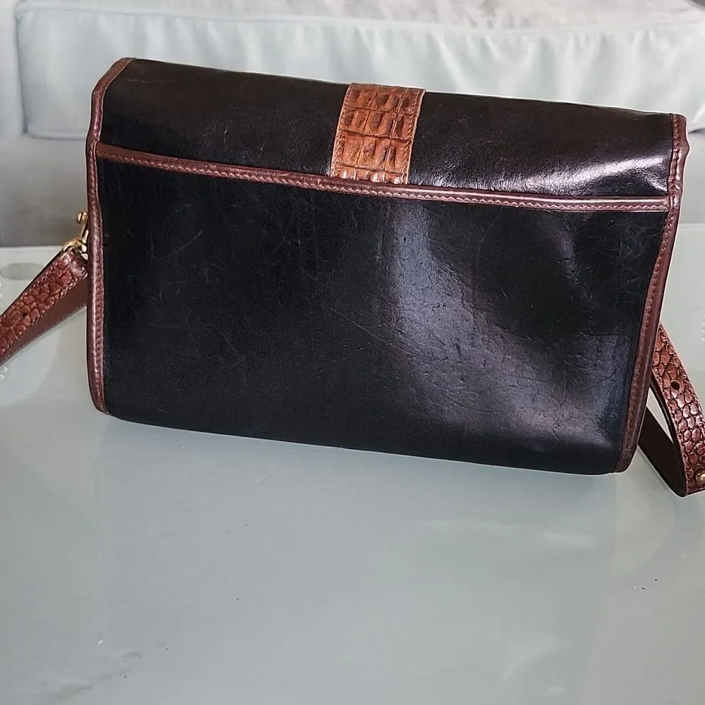 Brahmin Tuscany Vintage Americana Y2K Leather Bag In Excellent Condition